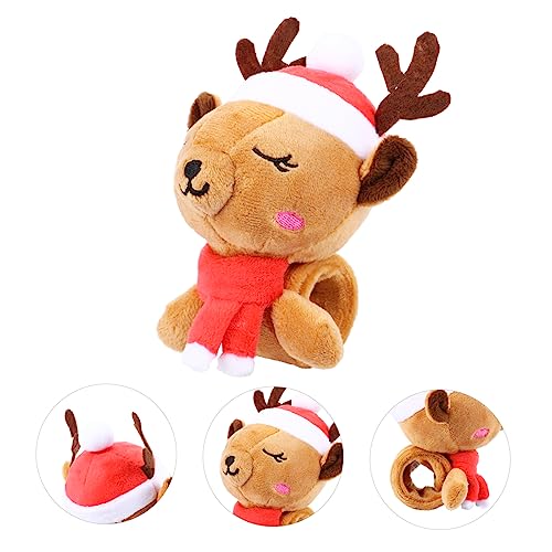 KICHOUSE 1 Stück Weihnachtliches Slap Armband für Lustiges und Kreatives Handgelenkspielzeug mit Rentier Design für Weihnachtsfeiern Geburtstagsfeiern und Familienanlässe Leicht und KICHOUSE 1 Stück Weihnachtliches Slap Armband für Lustiges und Kreatives Handgelenkspielzeug mit Rentier Design für Weihnachtsfeiern Geburtstagsfeiern und Familienanlässe Leicht und von KICHOUSE