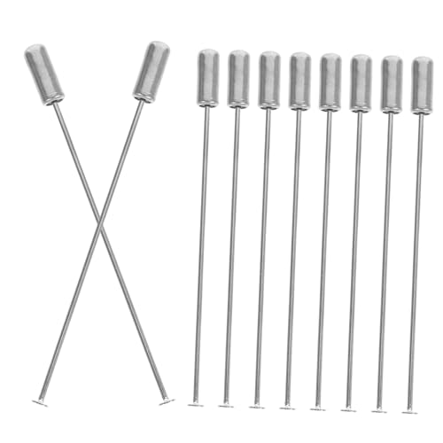 KICHOUSE 10 Stücke Sicherheitsnadel Brosche Anstecknadel für Herren und Damen Langlebig Minimalistisch Accessoire für Anzüge Hüte Kostüme Selbstgemacht Projekte von KICHOUSE