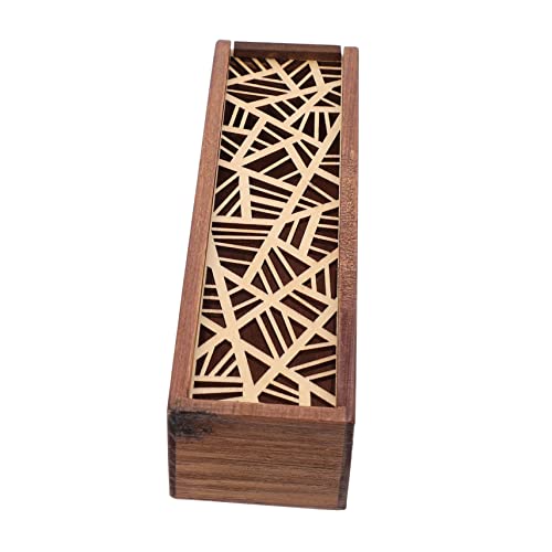 KICHOUSE 1Pc Box Holz Bleistift Fall Bleistift Boxen Für Schule Bleistift Lagerung Container Stift Lagerung Fall Stift Container Holz von KICHOUSE