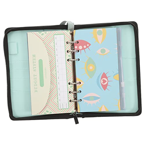 KICHOUSE 1satz Budget Geldbörse Mit Großer Kapazität Tragbare Pu Clutch Für Bargeldorganisation Farbigen Umschlägen Reißverschluss-Tasche Und Für Haushaltsplanung Und Unterwegs von KICHOUSE