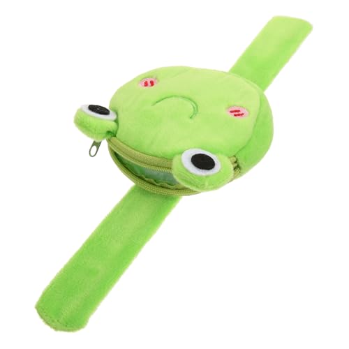 KICHOUSE 2 Stück Geldbörse Aus Pappa-Ring Armband Geldbeutel Kinderspielzeug Am Handgelenk Partyarmbänder Mädchen Bands Münzbeutel Bands Green Stoff von KICHOUSE
