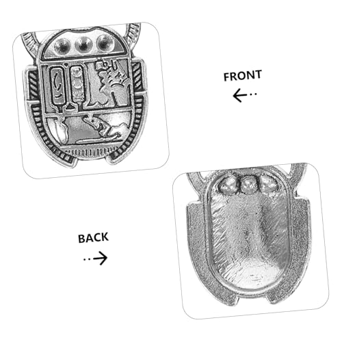 KICHOUSE 20stücke Anhänger Ägyptischer Schmuckanhänger Vintage-insekt Schmuckherstellungszubehör Ornament Diy-halsketten-accessoires Armbänder Bastelmaterial Silberfarben von KICHOUSE