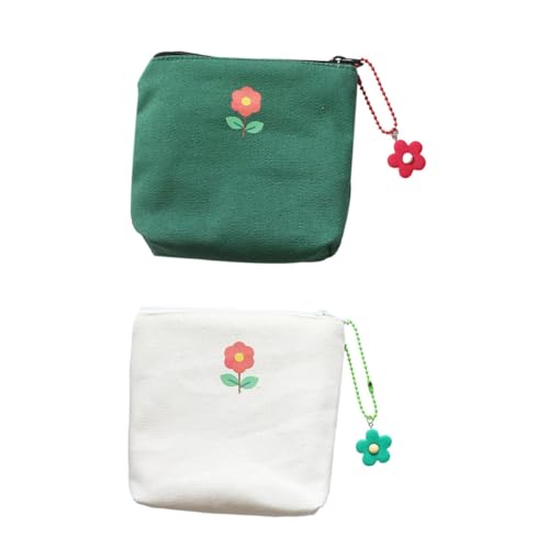 KICHOUSE 2stücke Kleine Aufbewahrungstaschen Für Hygieneartikel Geldbörsen Praktische Münztaschen Für Unterwegs Geeignet Für Schule Und Reisen von KICHOUSE