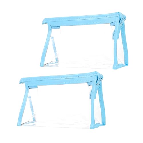 KICHOUSE 2stücke Bleistiftbehälter Mit Reißverschluss Großes Fassungsvermögen Für Schreibwaren Als Stifttasche Für Studenten Leicht Und Tragbar Für Schule Und Büro von KICHOUSE