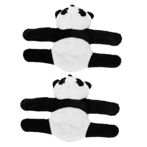 KICHOUSE 2Stücke Panda Slap Armbänder Plüsch Gefüllte Dekorative Cartoon Hugger für Partys Leicht und Bequem Perfektes für Geburtstagsfeiern und Feiertagen von KICHOUSE