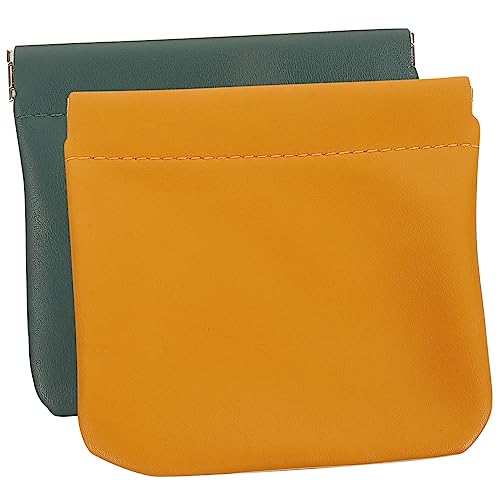 KICHOUSE 2stücke Kosmetiktasche Reise Make-up Tasche Kulturbeutel Halsketten-Organizer wasserdichte Pu-Ledertasche Klein Kosmetiktasche Lippenstift-Aufbewahrungstasche von KICHOUSE