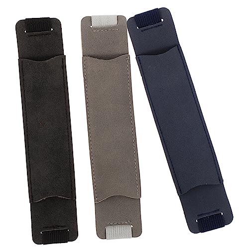KICHOUSE 3 Stück Stift -Set -Stiftbeutel Bands Machen Ärmel Elastizerbänderhalter Inhaber federmäppchen Notizbuch-Gummiband Tagebuch Stifthalter Halter für Stifthüllen Leder von KICHOUSE