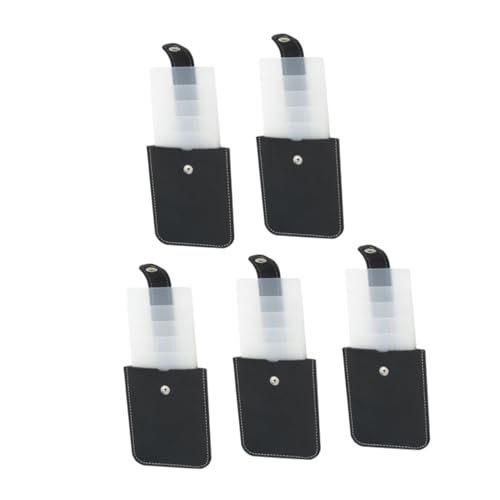 KICHOUSE 5stücke Ausziehbarer Karten-Organizer Ausziehbare Kartenhülle Karten-Organizer Kartenhüllen Verdeckter Kartenhalter Verdeckte Ausziehbare Kartenhülle Kartenhalter Tragbarer von KICHOUSE