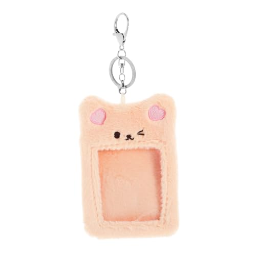 KICHOUSE Cartoon Plüschkartenabdeckung ausgestopft transparenter Halteclip transparenter Halter Plastikkartenhalter studentische Inhaber PVC Khaki KICHOUSE Cartoon Plüschkartenabdeckung ausgestopft transparenter Halteclip transparenter Halter Plastikkartenhalter studentische Inhaber PVC Khaki von KICHOUSE