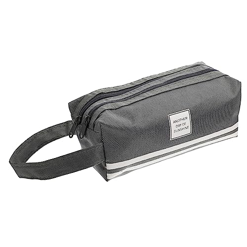 KICHOUSE Großes Federmäppchen Strapazierfähigem Oxford Doppellagig Mit Reißverschluss Für Stifte Bleistifte Lineale Notizen Und Praktisch Für Schule Und Büro von KICHOUSE