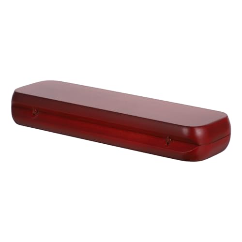 KICHOUSE Doppelschlitz Holzstiftkiste Hölzerne Stiftverpackung Federmäppchen Aus Holz Rechteckiger Kugelschreiber -displayhalter Retro -armbandfall Handgefertigtes Stiftetui Holzstiftkoffer von KICHOUSE