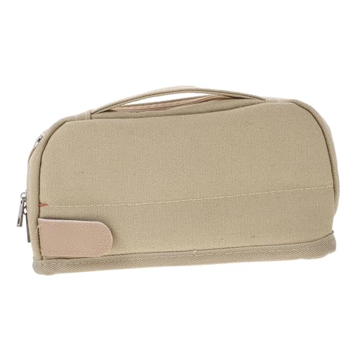 KICHOUSE Federmäppchen aus Segeltuch Studentenstifttasche Student Bleistifthalter für Bleistiftfälle klein schreibwaren Stitch-Federmäppchen Haushaltsbleistifthalter Khaki KICHOUSE Federmäppchen aus Segeltuch Studentenstifttasche Student Bleistifthalter für Bleistiftfälle klein schreibwaren Stitch-Federmäppchen Haushaltsbleistifthalter Khaki von KICHOUSE