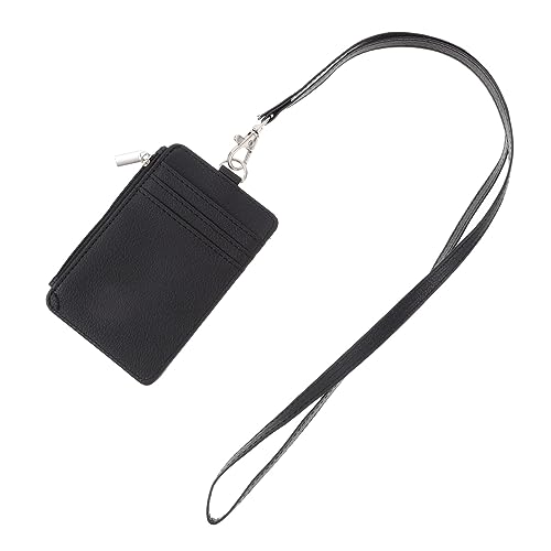 KICHOUSE Ausweishalter Mit Umhängeband Transparentes Kartenetui Kratzfester Kartenschutz Für Schüler Und Lehrer von KICHOUSE