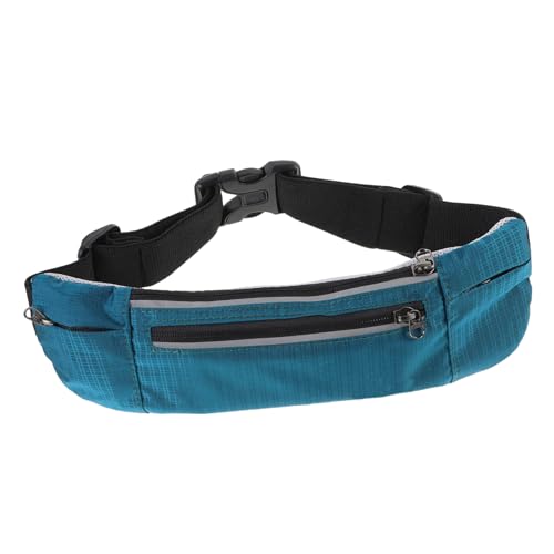 KICHOUSE Gürteltasche Mit Reißverschluss Verstellbare Brusttasche Leichte Hüfttasche Großes Fassungsvermögen Für Handy Geldbörse Schlüssel Ausweis Und Kleine Gegenstände Für von KICHOUSE