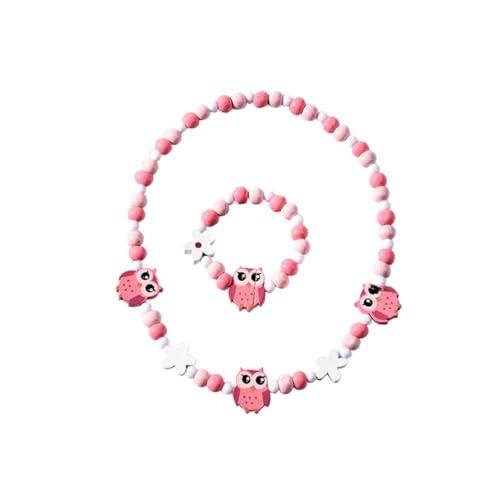 KICHOUSE Einzigartiges Quasten-design Kinder-armband-halsketten-set Cartoon-tierform Schmuck Für Mädchen von KICHOUSE