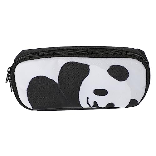 KICHOUSE Mäppchen Cartoon Bleistiftbeutel Oxford Stoffstiftbeutel Stifte Organizer Stiftetasche aus Oxford-Stoff Schreibwarenstiftbeutel Bleistiftbeutel süß Stifttasche Weiß von KICHOUSE
