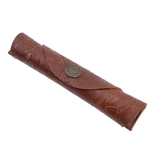 KICHOUSE Retro Tasche Stifthüllen Tragbare Stifttaschen Notebook Stifthüllen Notebook Stifteetuis Stifthalter Für Notebook Stifthülle Für Notebook Stiftbehälter Für Damen von KICHOUSE