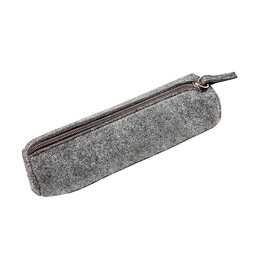 KICHOUSE Runder Filzstiftetui Für Schreibwaren Und Kosmetik Faltbare Aufbewahrungstasche Für Stifte Make Up Und Persönliche Gegenstände von KICHOUSE