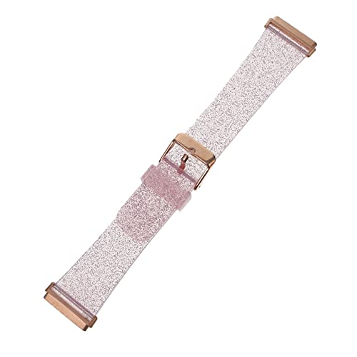 KICHOUSE Silikon Armband mit Glitzer für Verstellbares Modisches Uhrenzubehör Bequem Atmungsaktiv Installieren für Damen Herren KICHOUSE Silikon Armband mit Glitzer für Verstellbares Modisches Uhrenzubehör Bequem Atmungsaktiv Installieren für Damen Herren von KICHOUSE
