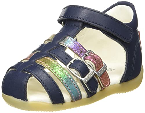 KICKERS Baby-Mädchen Bigkro Sandale, Dunkelblau Metallic, 25 EU von Kickers