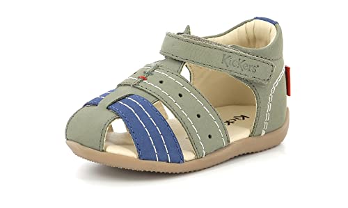 KICKERS Bigbazar-2 Sandale, Khaki Blau, 18 EU von Kickers