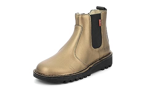 KICKERS Damen Kick YOTO Kid Chelsea-Stiefel, Bronze, 37 EU von Kickers