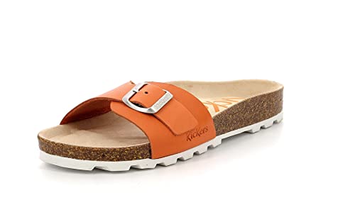 Kickers Damen Tritt Eyra Flipflop, Hellorange, 40 EU von Kickers