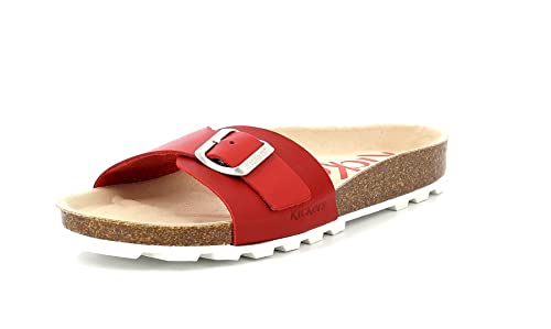 Kickers Damen Tritt Eyra Flipflop, rot, 36 EU von Kickers