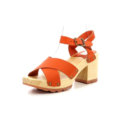 Kickers Damen Kick Wise Sandale mit Absatz, Orange, 37 EU von Kickers