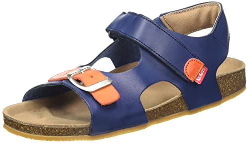 KICKERS Herren FUXIO Sandale, Marineblau/Orange, 36 EU von Kickers