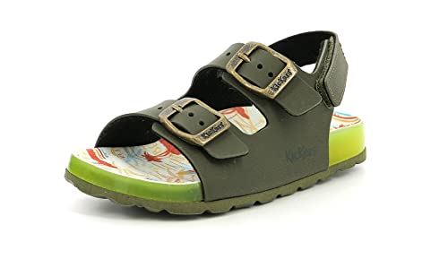 Kickers Sunyva Sandale, Khaki Gelb Surf, 31 EU von Kickers