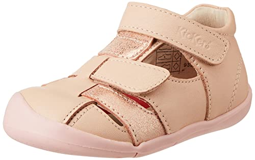 KICKERS Jungen Unisex Kinder WASABOU Sandale, Hellrosa Metallic, 23 EU von Kickers