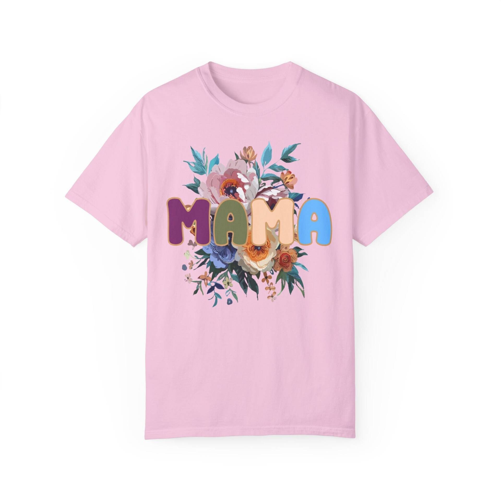 Tshirt Mothersday, Mamas Gift, Watercolored Flower Design, Unique With Love von KIDESIGNERS