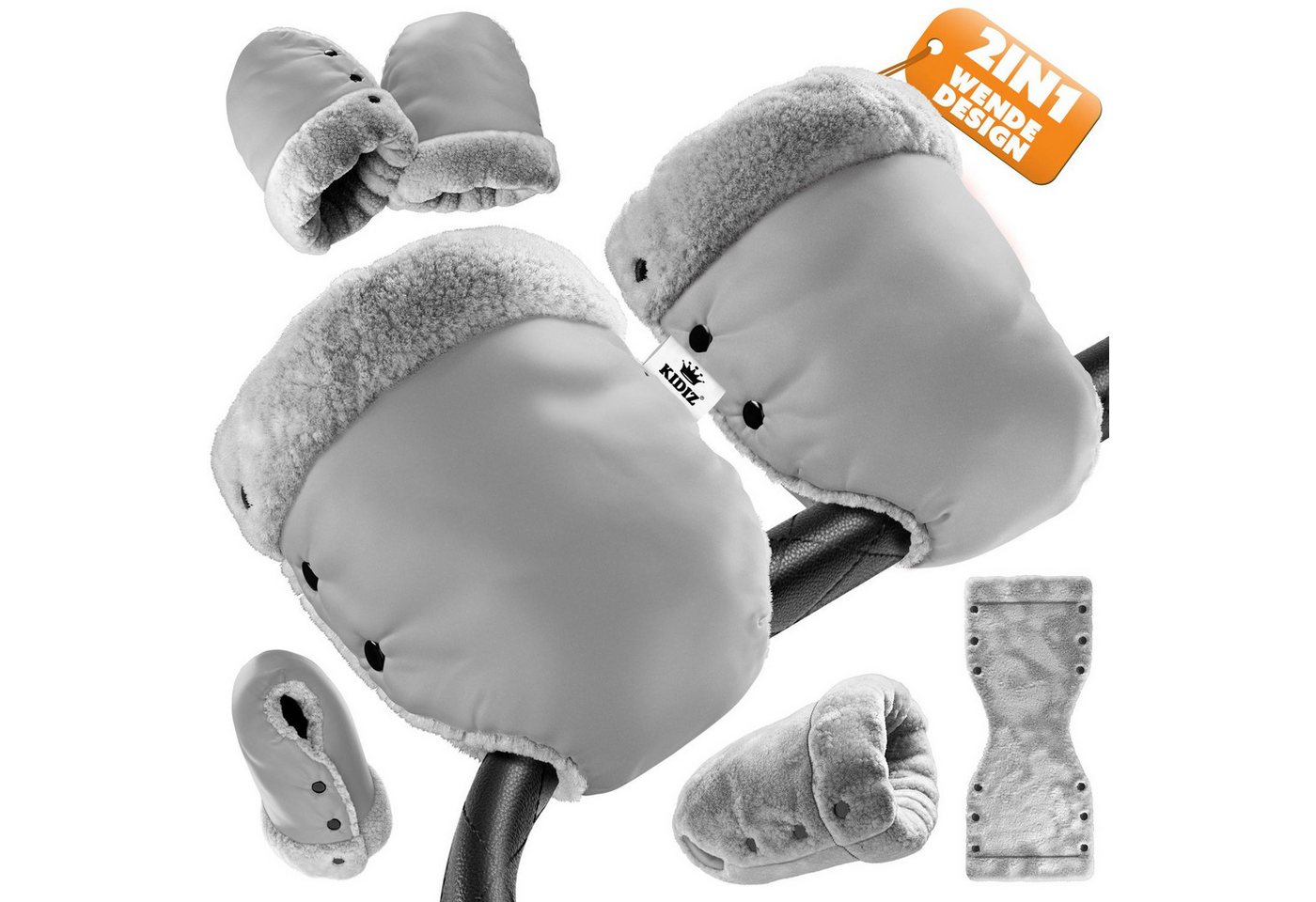 KIDIZ Kinderwagen-Handwärmer, Handwärmer Kinderwagen Handschuhe Handmuff Kinderwagenmuff KIDIZ Kinderwagen-Handwärmer, Handwärmer Kinderwagen Handschuhe Handmuff Kinderwagenmuff von KIDIZ