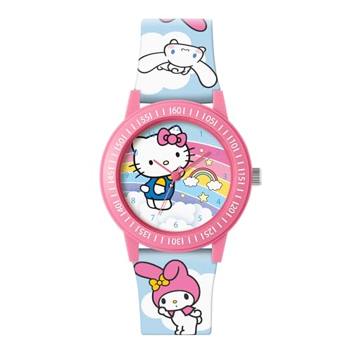 KIDS EUROSWAN SL Mädchen Analog Quarz Uhr mit Silikon Armband HK50252 von KIDS EUROSWAN SL