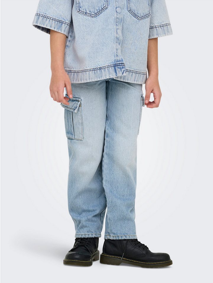 KIDS ONLY Cargojeans KOGHARMONY WIDE CARGO CARROT AZG NOOS von KIDS ONLY