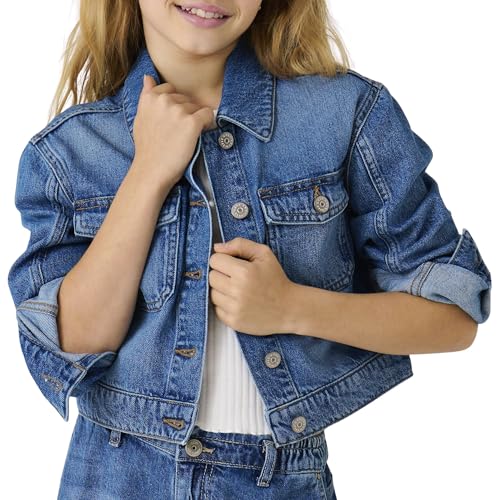 KIDS ONLY Damen Koglumi Ls Jacket DNM PIM Noos, Medium Blue Denim, Numeric_134 von KIDS ONLY