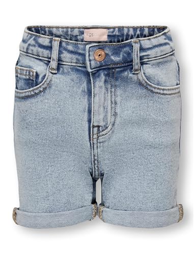 ONLY Mädchen Kogphine Dnm Azg668 Noos Shorts, Light Blue Denim, 128 EU von ONLY