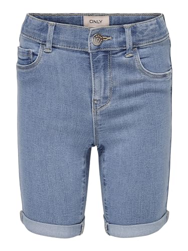 ONLY KIDS ONLY Mädchen Kograin Life Long Dnm Bj009 Noos Jeans Shorts, Medium Blue Denim, 152 EU von ONLY