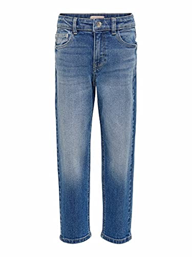 ONLY Mädchen Koncalla Life Mom Fit Dnm Azg159 Noos Jeans, Medium Blue Denim, 122 EU von ONLY