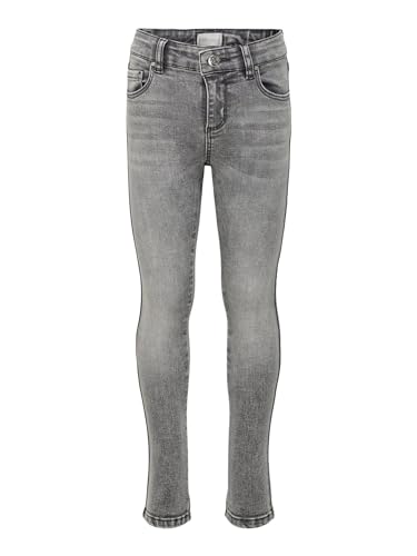 KIDS ONLY Girl's KONRACHEL HW SK DNM BJ732 NOOS Jeans, Grey Denim, 122 von ONLY