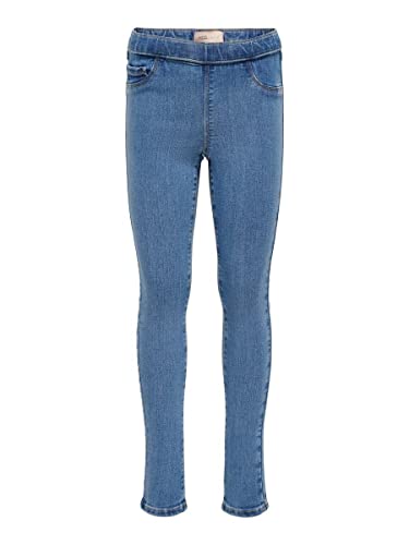 ONLY KIDS ONLY Girl's KONRAIN Life SPORTLEGGING DNM BJ009 NOOS Jeans, Medium Blue Denim, 158 von ONLY
