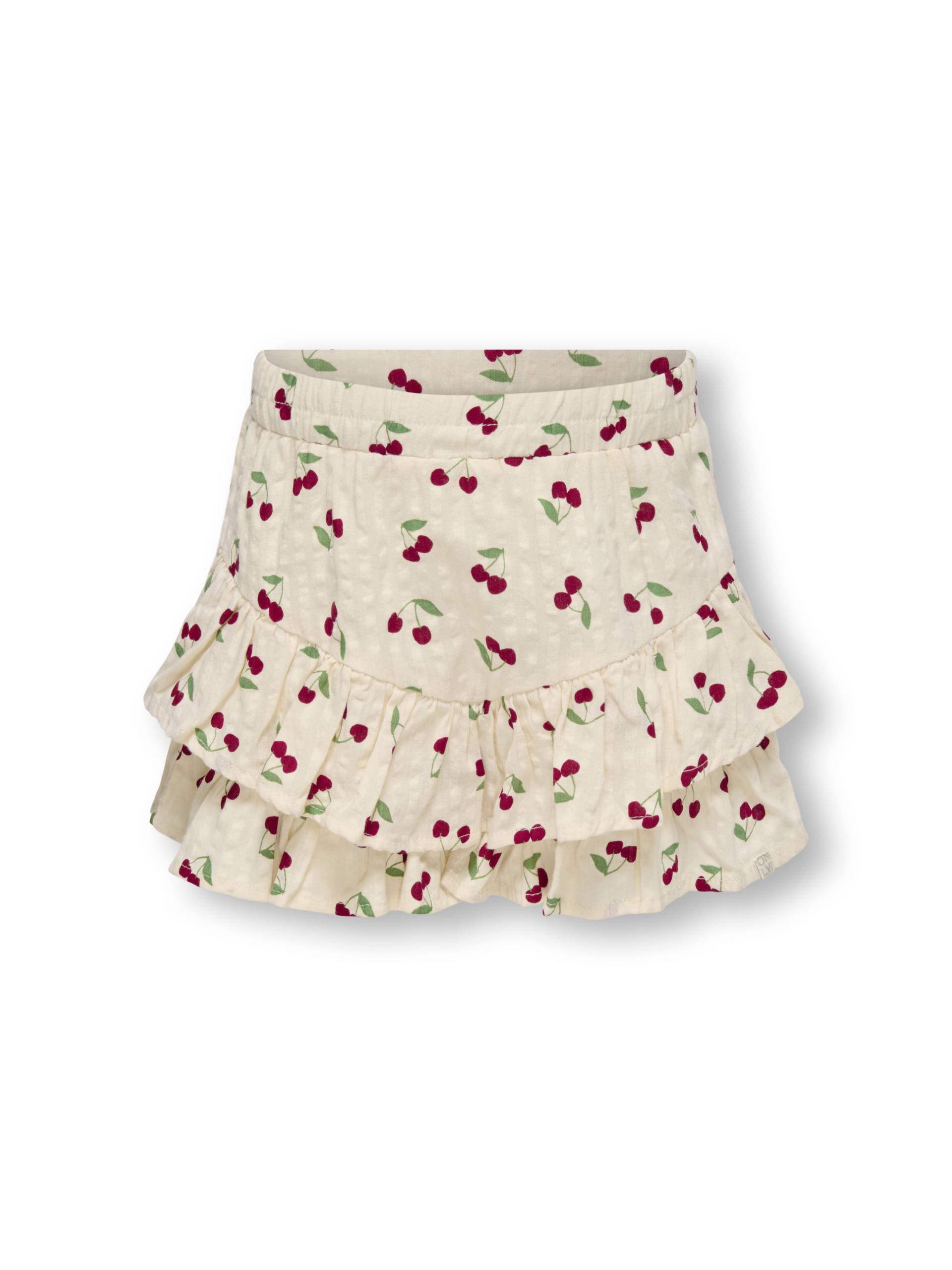 KIDS ONLY - KMGCERISE FRILL SKORT AOP WVN whitecap gray - Gr. - 110 von KIDS ONLY