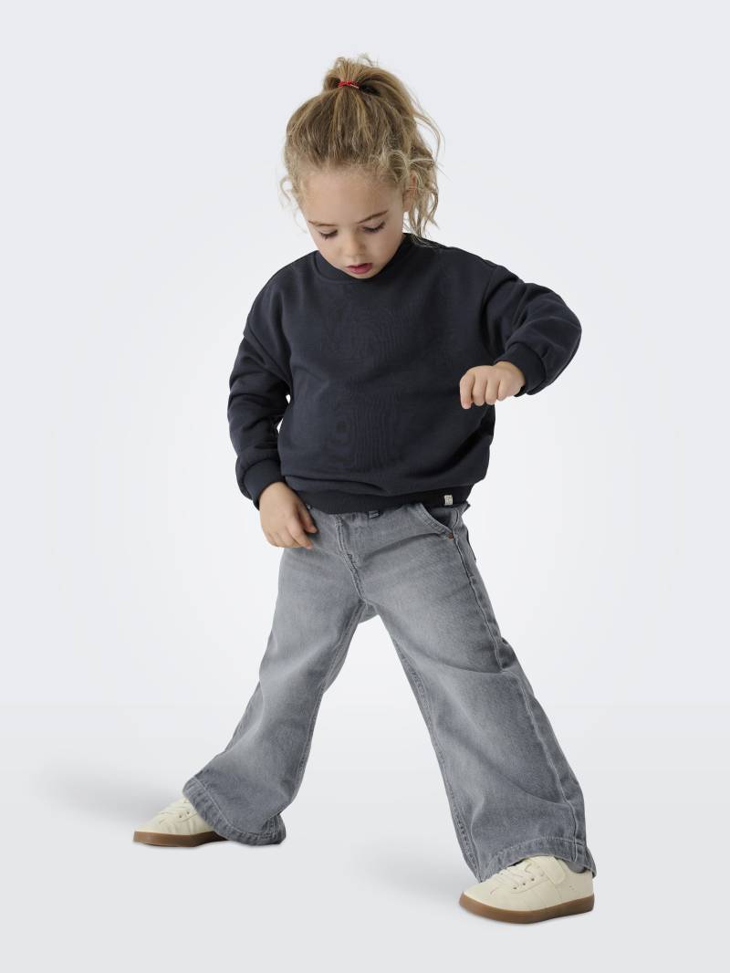 KIDS ONLY - KMGCOMET WIDE LEG DNM MAT624 grey denim - Gr. - 110 von KIDS ONLY