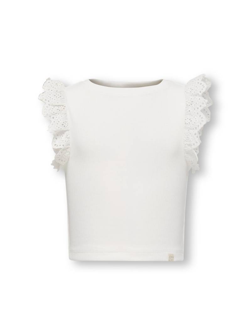 KIDS ONLY - KMGDREA LIIFE S/L DETAIL-TOP JRS cloud dancer - Gr. - 92 von KIDS ONLY