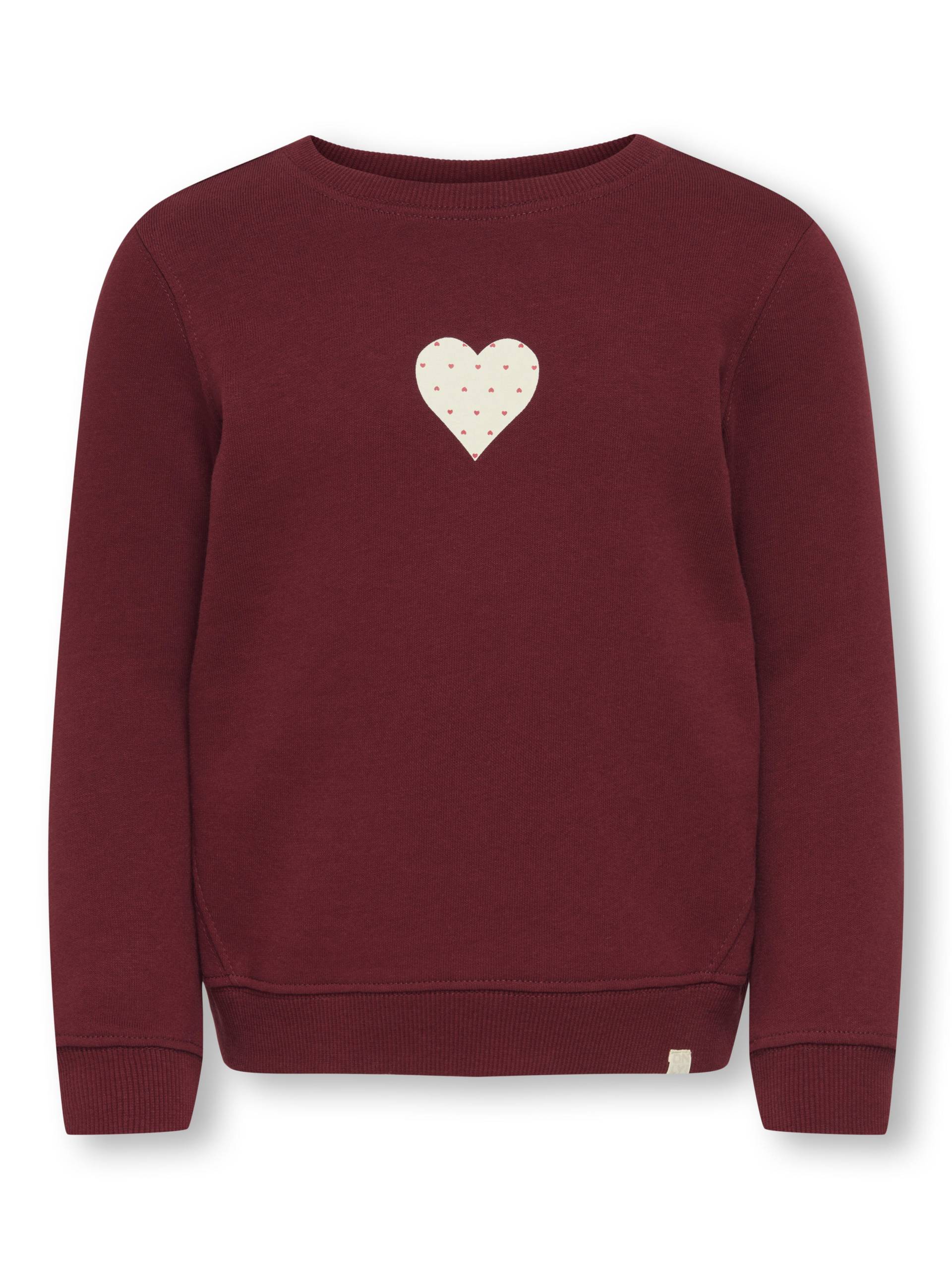 KIDS ONLY - KMGFRIDA LIFE L/S REG O-NECK BRU SWT cabernet - Gr. - 104 von KIDS ONLY