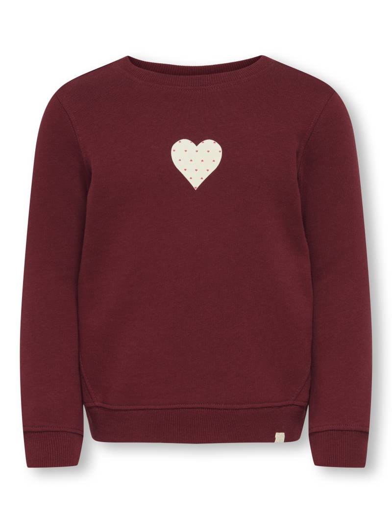 KIDS ONLY - KMGFRIDA LIFE L/S REG O-NECK BRU SWT cabernet - Gr. - 98 von KIDS ONLY
