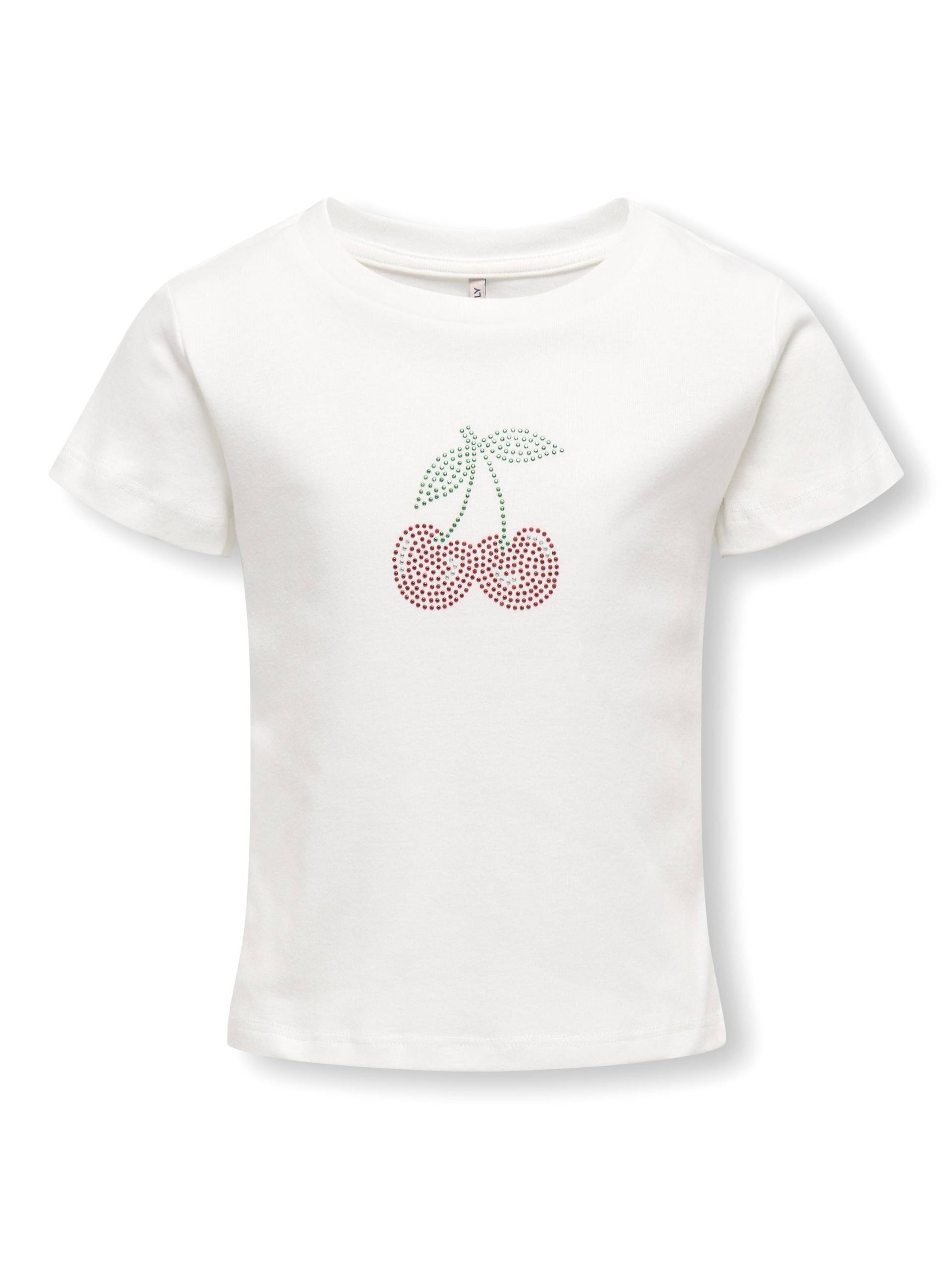 KIDS ONLY - KMGKIRA LIFE SS BLNG O-NECK TOP JRS cloud dancer - Gr. - 104 von KIDS ONLY