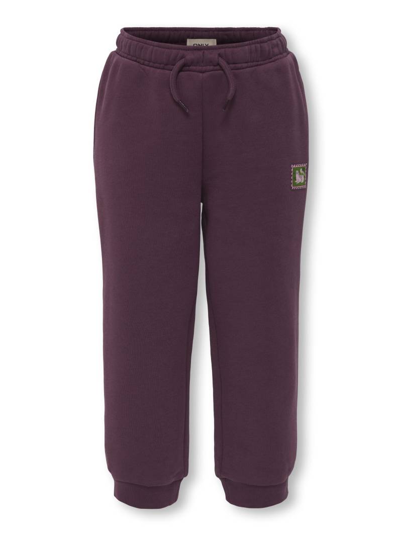 KIDS ONLY - KMGLEONORA LIFE REG PANT BRU SWT mauve wine - Gr. - 104 von KIDS ONLY