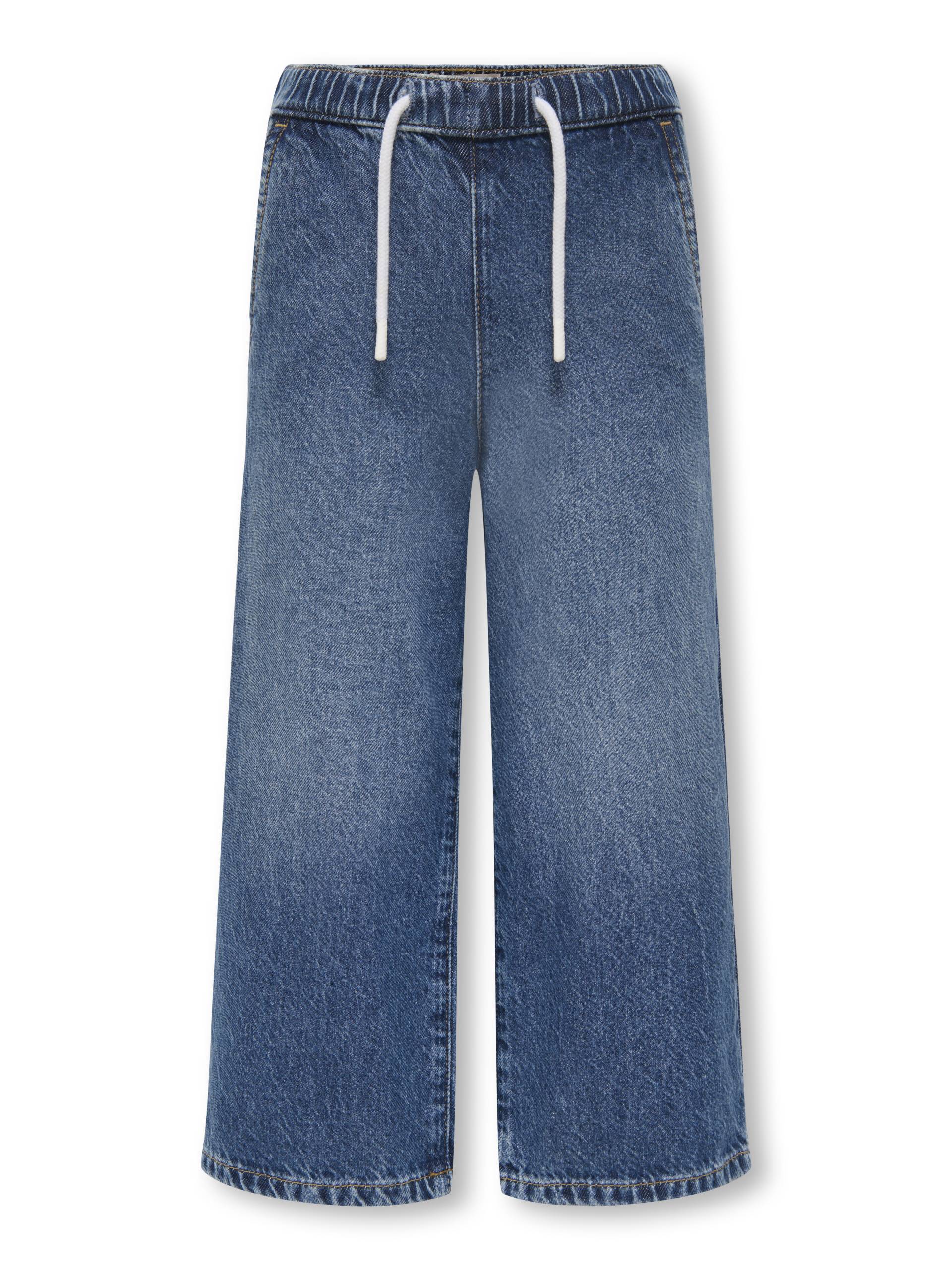 KIDS ONLY - KMGPIERCE WIDE JEANS DNM PIM NOOS medium blue denim - Gr. - 128 von KIDS ONLY